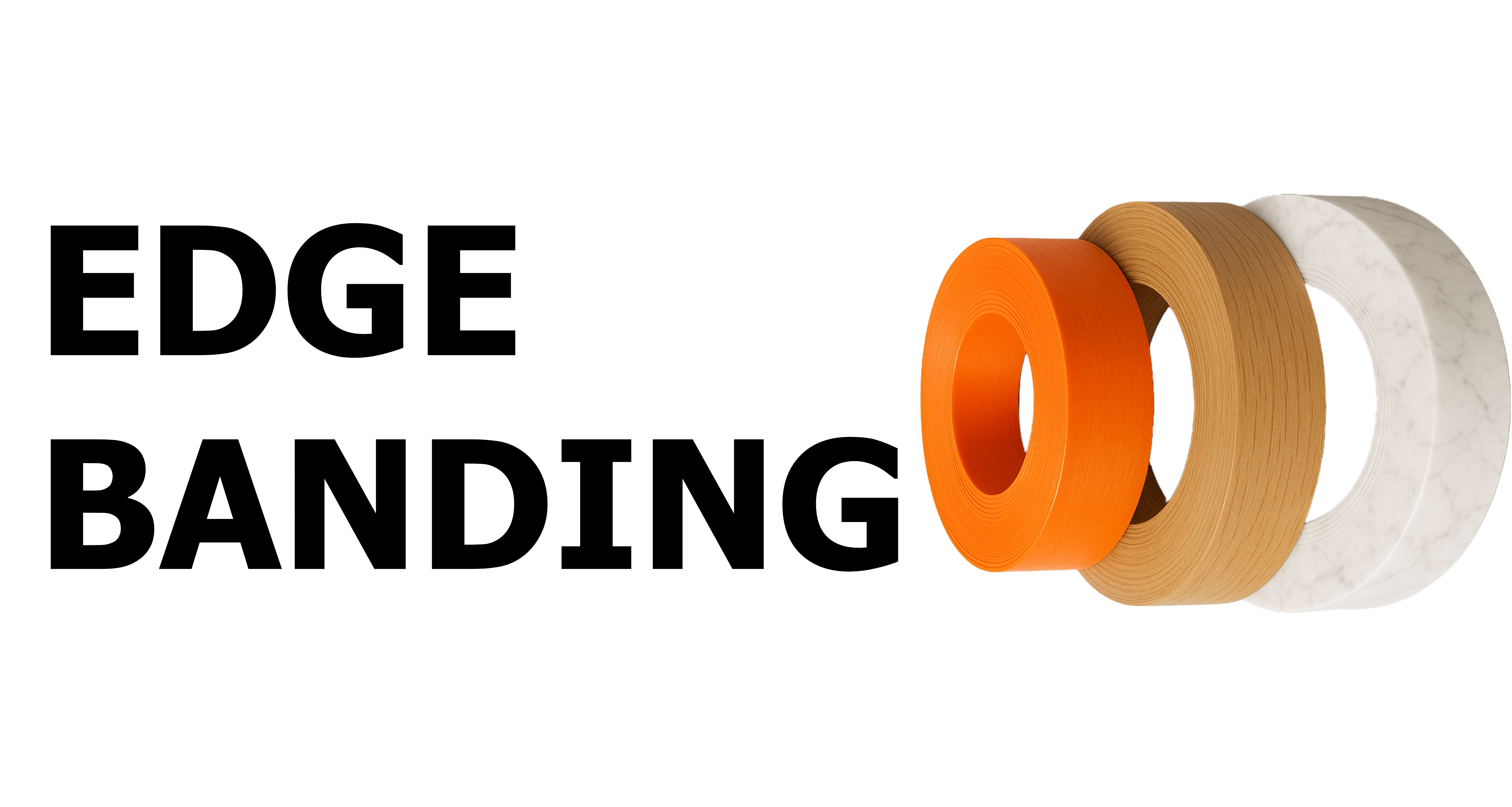 Edge banding for furniture in ABS and sliced veneer